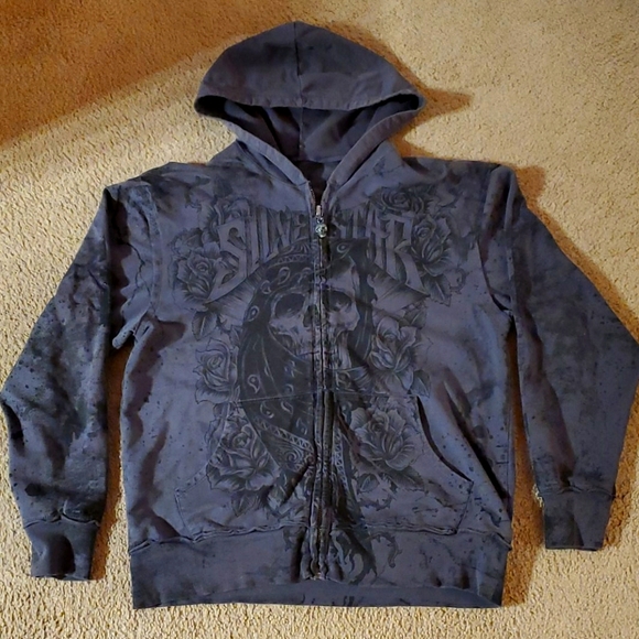 Silver Star Other - Silverstar Skull Zip-Up